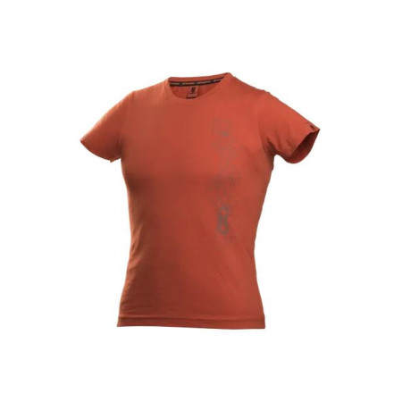 T-shirt Xplorer, damski, pomarańczowy